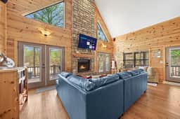 New! Creekside Cabin w/ Spa + Views, Sleeps 12! - Image 3