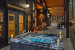 NEW! Prime Cabin Chateau, Hot Tub-Firepit-Sleeps 6 - Image 3