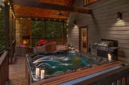 Rustic Cabin Near Creek with Hot Tub & Fire Pit - Image 3
