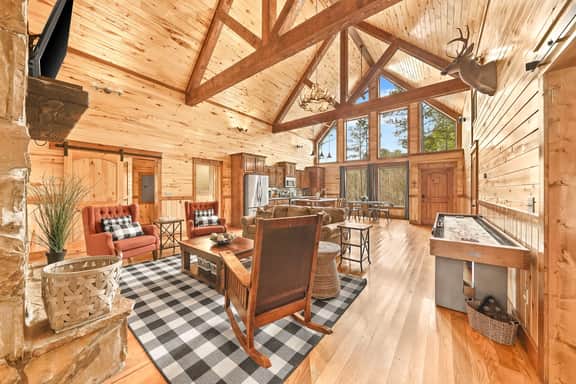 NEW! Prime Cabin Chateau, Hot Tub-Firepit-Sleeps 6 - Image 2