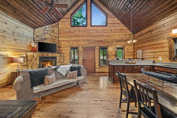 Rustic Cabin Near Creek with Hot Tub & Fire Pit - Image 4