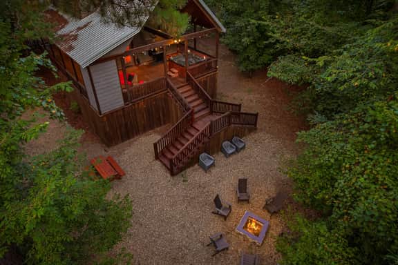 Rustic Cabin Near Creek with Hot Tub & Fire Pit - Image 2